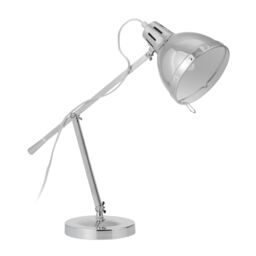 Orsina Hot Pink Adjustable Desk Lamp, Desk Lighting For Home, Flexible Angle Lamp With LED Support & Metal Base - thumbnail 2