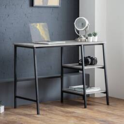 Cheshire Signature Harstad Desk in Concrete & Black - thumbnail 3