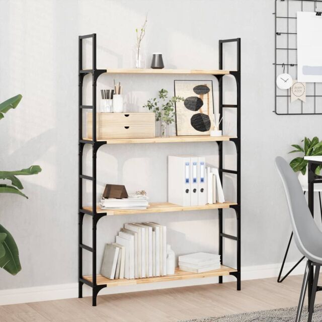 Berkfield Home Floating Shelves 3 pcs 80x20x2 cm Untreated Solid Wood Acacia in Brown - Size: 80 x 20 x 2 cm - image 1