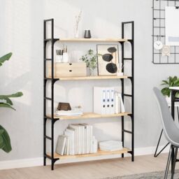 Berkfield Home Floating Shelves 3 pcs 80x20x2 cm Untreated Solid Wood Acacia in Brown - Size: 80 x 20 x 2 cm - thumbnail 1