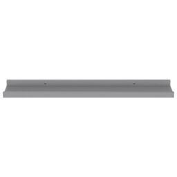 Berkfield Home Wall Shelves 4 pcs Grey 60x9x3 cm - Size: 60 x 9 x 3 cm - thumbnail 4