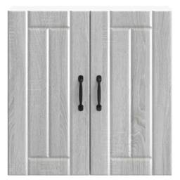 Berkfield Home Kitchen Wall Cabinet Lucca Grey Sonoma Engineered Wood - thumbnail 5