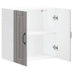 Berkfield Home Kitchen Wall Cabinet Lucca Grey Sonoma Engineered Wood - thumbnail 6