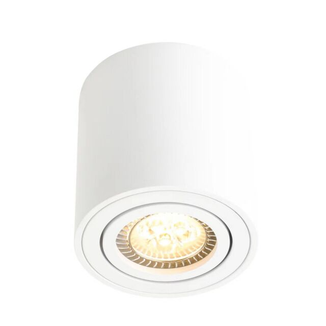 Nordlux Modern Indoor Surface Downlight White Aluminium GU10 Tilting - Mains Powered, IP20 - image 1
