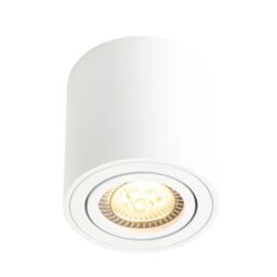 Nordlux Modern Indoor Surface Downlight White Aluminium GU10 Tilting - Mains Powered, IP20 - thumbnail 1