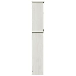 Berkfield Home Toilet Cabinet White 60 x 27 x 161 cm Solid pine wood - thumbnail 7
