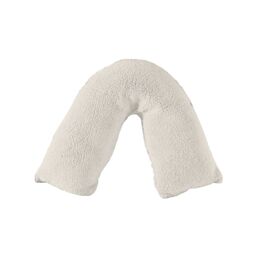 Snug City Teddy Bear Fleece Super Soft Cosy V Shape Pillowcase in Cream - thumbnail 2