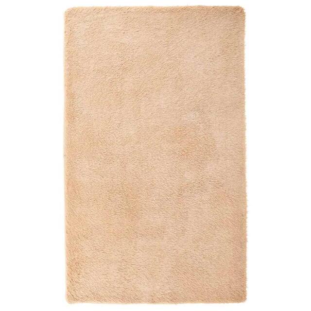Berkfield Home Shaggy Rug High Pile NAVARRA Beige 80x150 cm Polyester - Size: Medium - image 1