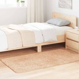 Berkfield Home Shaggy Rug High Pile NAVARRA Beige 80x150 cm Polyester - Size: Medium - thumbnail 2