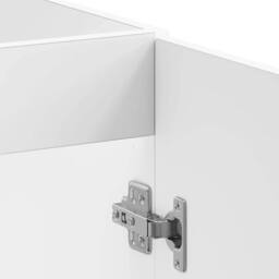 Berkfield Home Sink Base Cabinet Kalmar White 80x46x81.5 cm Engineered Wood - thumbnail 8