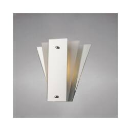 Netlighting Atlantis 3 Layer Flush Flush Wall Lamp E27 Frosted Mirror in Grey - thumbnail 2
