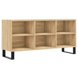 Berkfield Home TV Cabinet Sonoma Oak 103.5x30x50 cm Engineered Wood in Brown - thumbnail 2