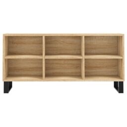 Berkfield Home TV Cabinet Sonoma Oak 103.5x30x50 cm Engineered Wood in Brown - thumbnail 4