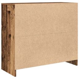 Berkfield Home Sideboard Old Wood 85x34x76 cm Engineered Wood in Brown - Size: 85 x 34 x 76 cm - thumbnail 8