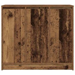 Berkfield Home Sideboard Old Wood 85x34x76 cm Engineered Wood in Brown - Size: 85 x 34 x 76 cm - thumbnail 6