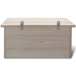 Berkfield Home Sparrow Houses 2 pcs Wood 44x15.5x21.5 cm in Natural - thumbnail 4