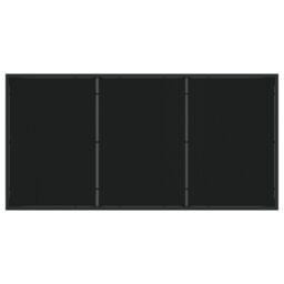 Berkfield Home 5 Piece Garden Dining Set Black Poly Rattan - thumbnail 8