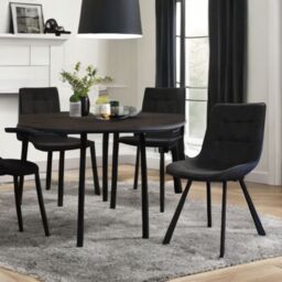 IH Design Anaisha Contemporary Design Dining Chairs in Grey Colour Set of 2