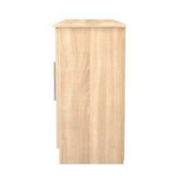 Ready Assembled 2 U Carlton 4 Door 1 Drawer Wide Unit (Ready Assembled) in Light Oak - thumbnail 3