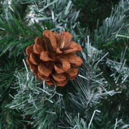 Berkfield Home Artificial Christmas Tree with Pinecones 180 cm in Green - thumbnail 5