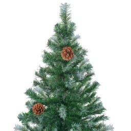Berkfield Home Artificial Christmas Tree with Pinecones 180 cm in Green - thumbnail 3