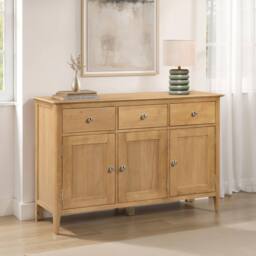 Cheshire Premium Strathmore Sideboard in Oak in Light Oak - thumbnail 3