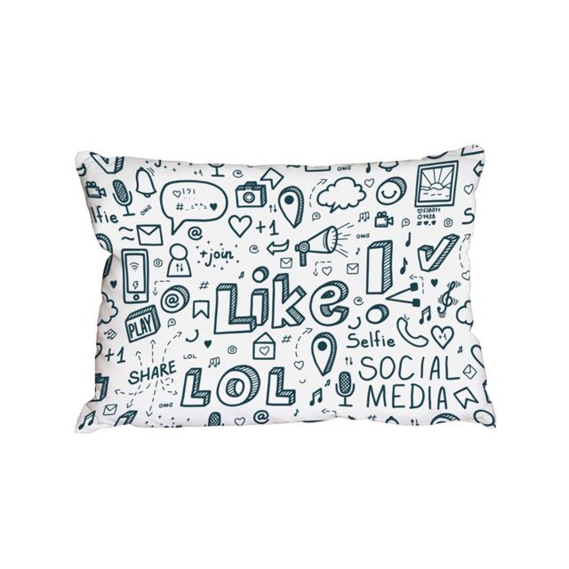 Benjamin Tate Design Cushions - Social media (Cushion)