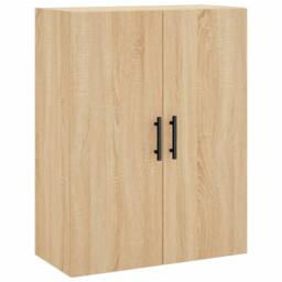 Berkfield Home Highboard Sonoma Oak 69.5x34x180 cm Engineered Wood in Light Tan - thumbnail 5