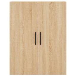 Berkfield Home Highboard Sonoma Oak 69.5x34x180 cm Engineered Wood in Light Tan - thumbnail 6
