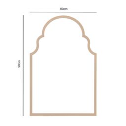 Home Garden Direct Antique Full-Length Wall Mirror - 60x90cm Vintage Frame in Gold - Size: 60x90 cm - thumbnail 7