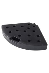 H&O Direct HDPE Cantilever Parasol Stand Water-or-Sand-Filled Umbrella Base in Black - thumbnail 5