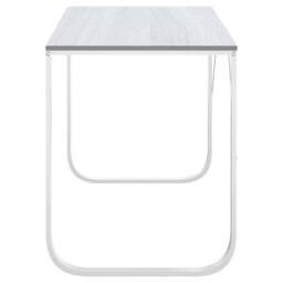 Berkfield Home Computer Desk White 110x60x73 cm Engineered Wood - Size: 110 x 60 x 73 cm - thumbnail 4