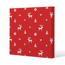 Benjamin Tate Design Norway christmas festive sweater (canvas) / 46 x 46 x 4cm in Natural - Size: 46 x 46 x 4 cm - thumbnail 1