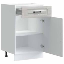 Berkfield Home Kitchen Base Cabinet Kalmar Grey Sonoma Engineered Wood - thumbnail 5