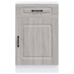 Berkfield Home Kitchen Base Cabinet Kalmar Grey Sonoma Engineered Wood - thumbnail 4