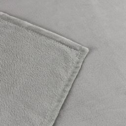 Furn Harrow Fleece Throw in Light Grey - Size: 140 cm x 180 cm - thumbnail 5