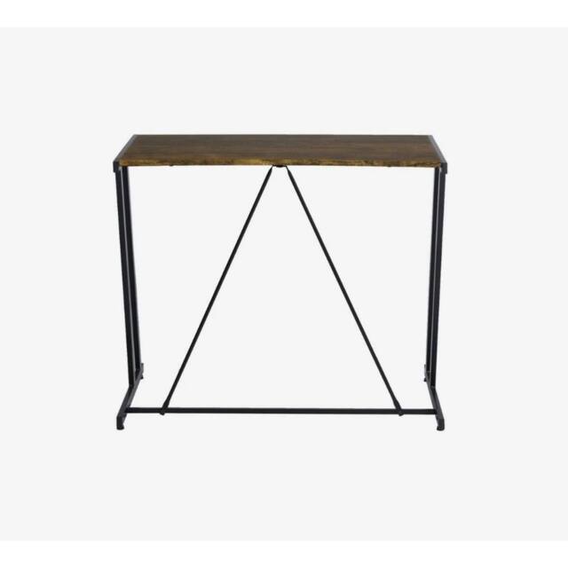 VOGREX Vintage Brown 90cm Black Home Office Computer Writing Desk - image 1