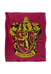 Warner Brothers Harry Potter Gryffindor Crest 3 Blanket 152 x 127 cm in White - thumbnail 1