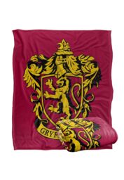 Warner Brothers Harry Potter Gryffindor Crest 3 Blanket 152 x 127 cm in White - thumbnail 2
