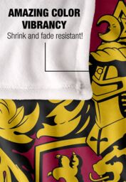 Warner Brothers Harry Potter Gryffindor Crest 3 Blanket 152 x 127 cm in White - thumbnail 4