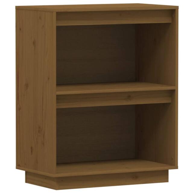 Berkfield Home Console Cabinet Honey Brown 60x34x75 cm Solid Wood Pine - Size: 60 x 34 x 75 cm - image 1