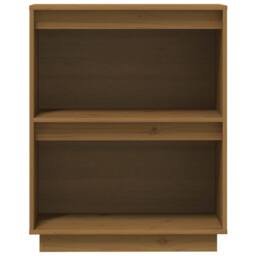 Berkfield Home Console Cabinet Honey Brown 60x34x75 cm Solid Wood Pine - Size: 60 x 34 x 75 cm - thumbnail 5