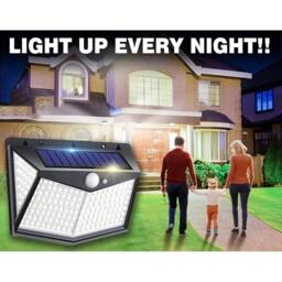 KORVIXA Solar Powered PIR Motion Sensor Wall Light in Black - Size: 40 cm diameter x 25 cm high - thumbnail 4