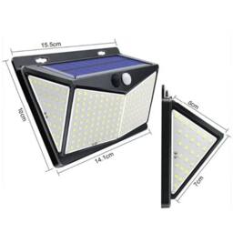 KORVIXA Solar Powered PIR Motion Sensor Wall Light in Black - Size: 40 cm diameter x 25 cm high - thumbnail 2