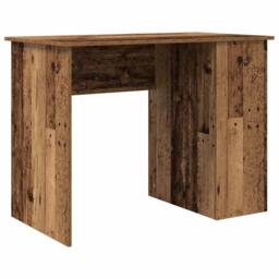 Berkfield Home Modern Desk Old Wood 100x55x75 cm Engineered Wood in Brown - Size: 100 x 55 x 75 cm - thumbnail 3