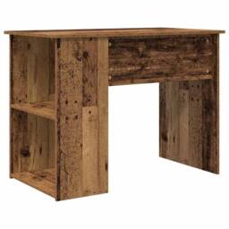 Berkfield Home Modern Desk Old Wood 100x55x75 cm Engineered Wood in Brown - Size: 100 x 55 x 75 cm - thumbnail 6