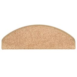 Berkfield Home Carpet Stair Treads 15 pcs Gold 65x21x4 cm - Size: Medium - thumbnail 5
