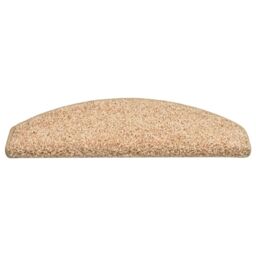 Berkfield Home Carpet Stair Treads 15 pcs Gold 65x21x4 cm - Size: Medium - thumbnail 4
