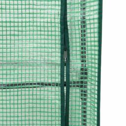 Berkfield Home Raised Bed with Greenhouse Cover Rattan Look 80x40x138 cm in Navy - Size: 80 x 40 x 138 cm - thumbnail 8