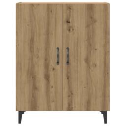 Berkfield Home Sideboard with Wall Cabinet Artisan Oak Engineered Wood in Brown - thumbnail 6